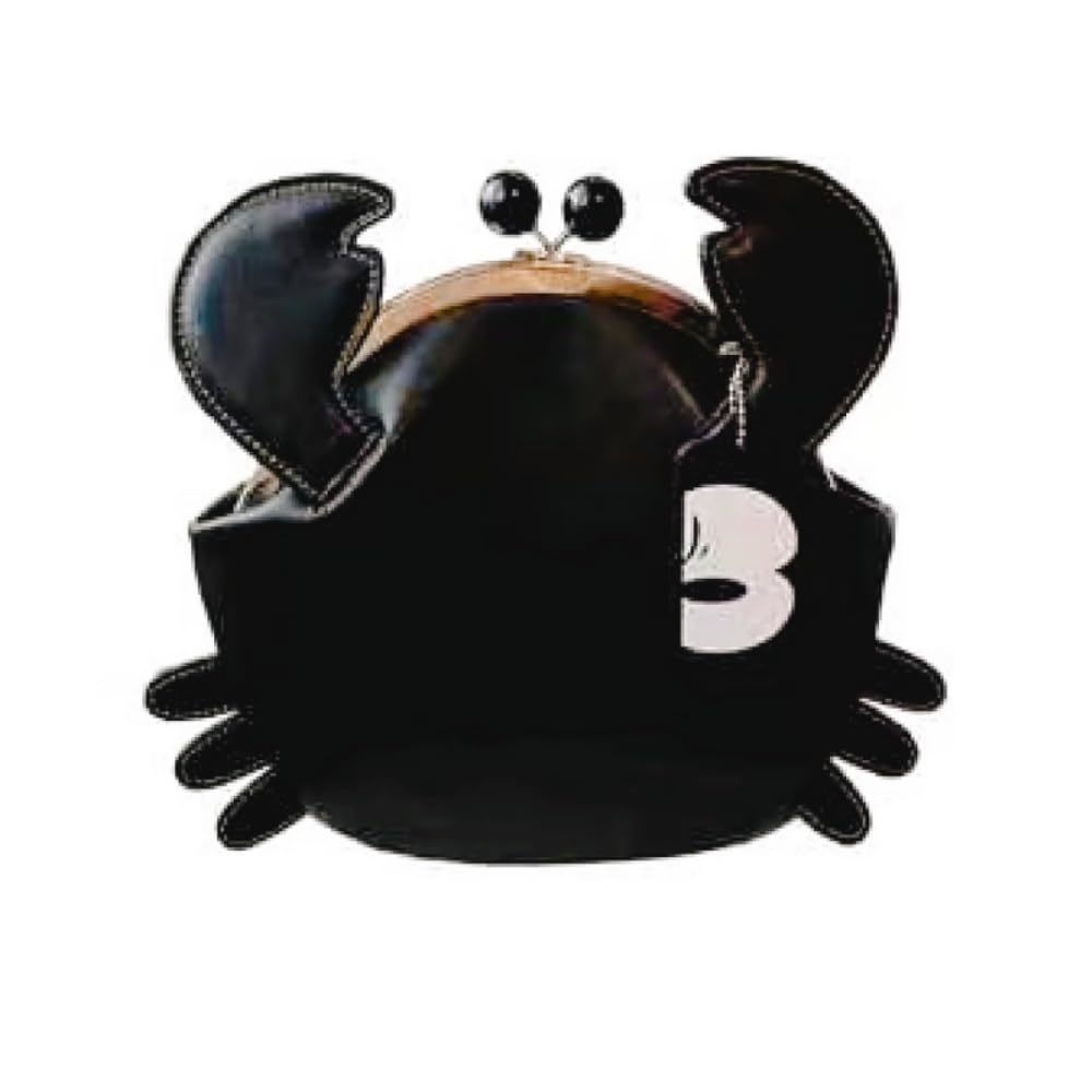 Personalized Cartoon Style Ladies Shoulder Bag, Crab-Shaped Messenger Bag, c: